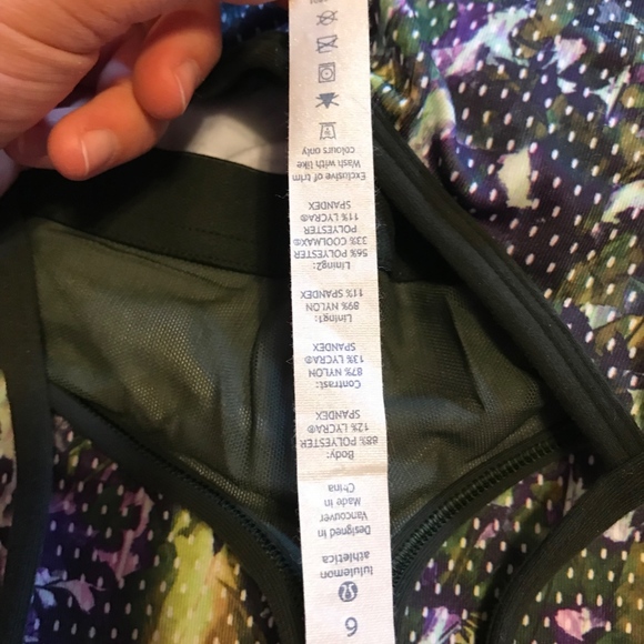 Lululemon Athletic Tanktop and sports bra built in - Picture 5 of 7